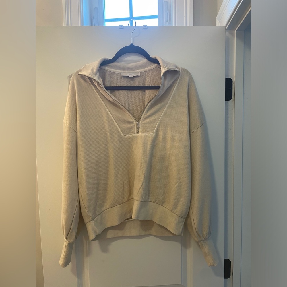 Tan Loft Quarter Zip